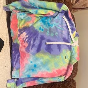 Mixed colors hoodie sweatshirt in pink, purple, green, blue and yellow